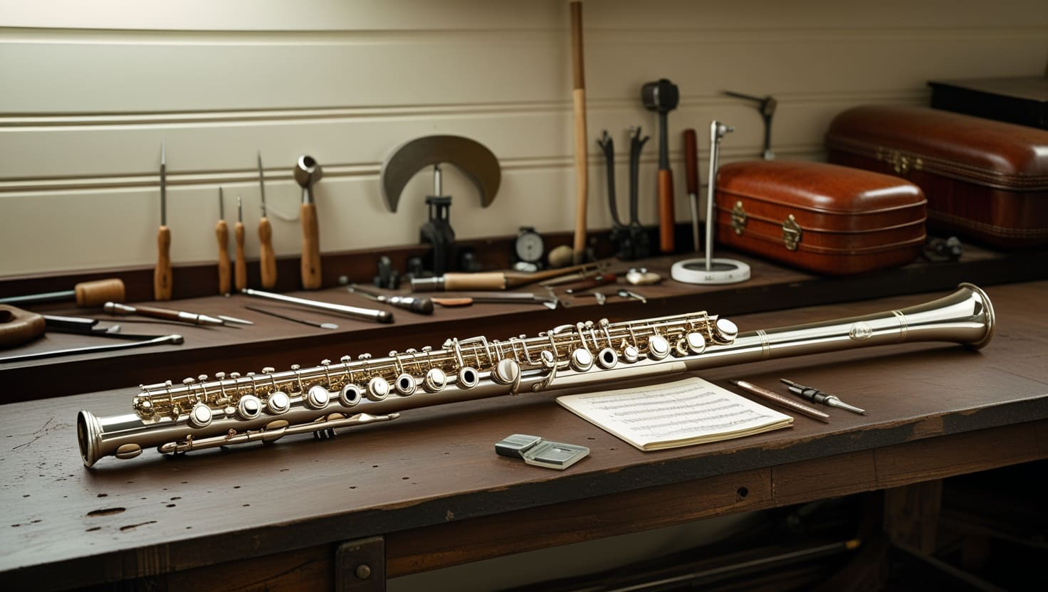 Técnicas de Restauração de Flautas Utilizando Métodos de Reparo de Tubos Metálicos