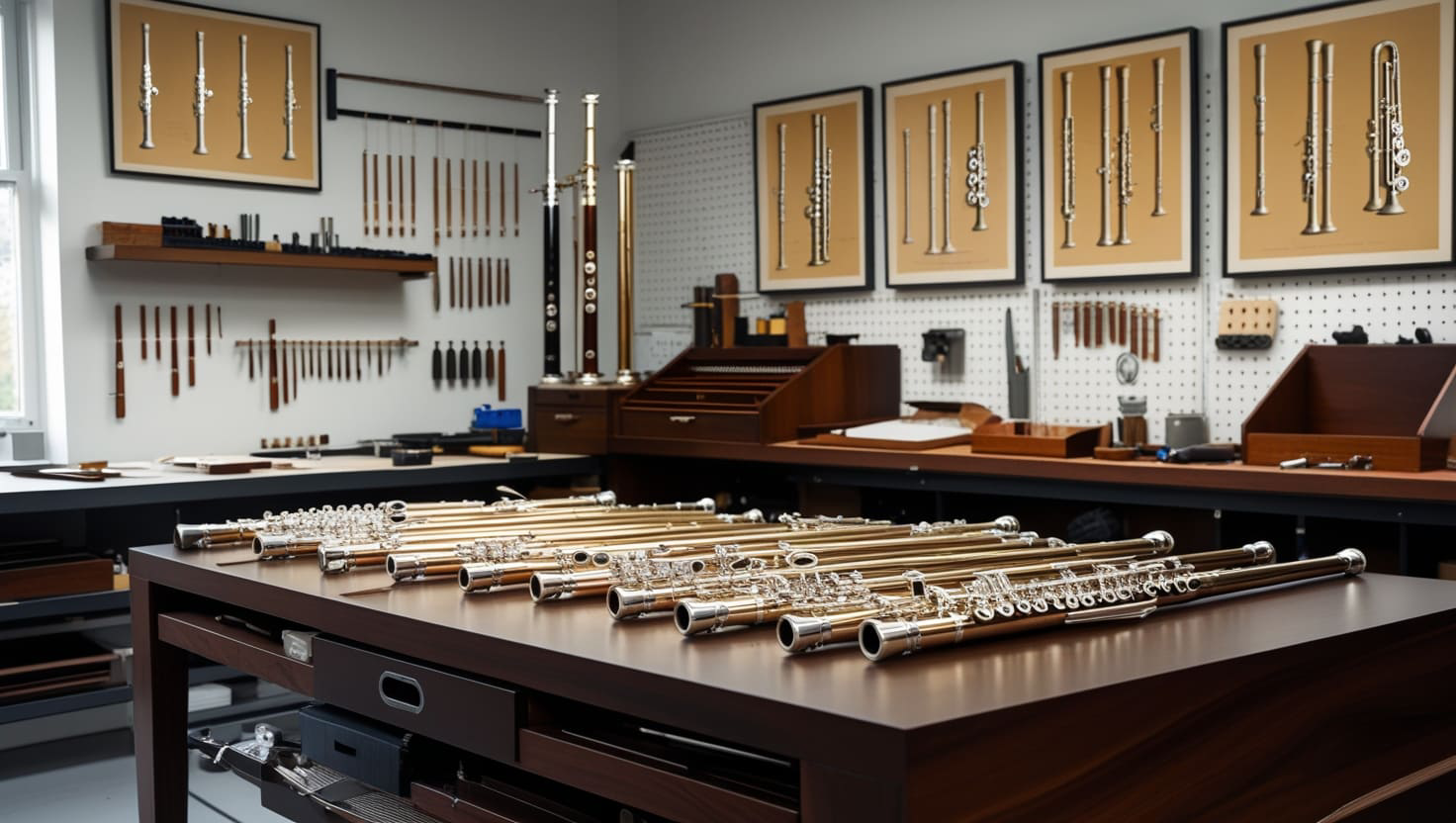 Inspeção de Flautas para Análise de Alinhamento de Tubos e Entonação