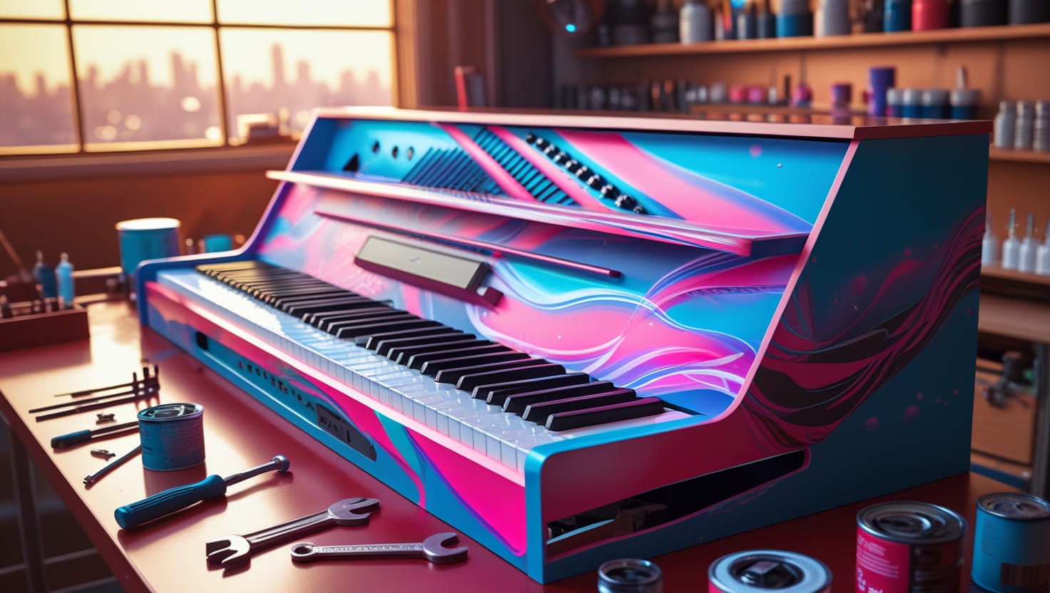 Inovação pós-restauro: Personalizando teclados para um som único