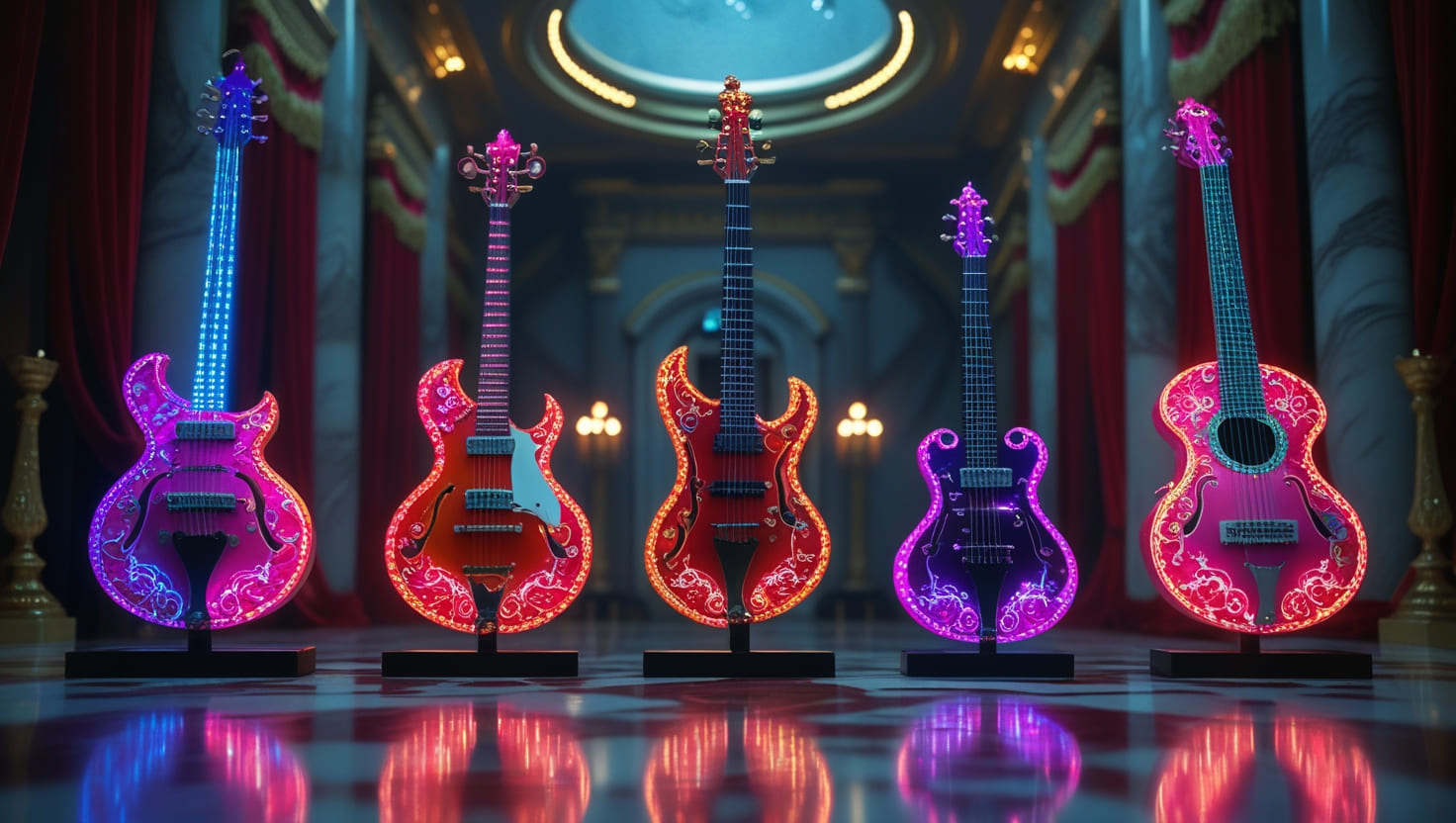 DIY: Adicionando iluminação LED a instrumentos restaurados para performances modernas