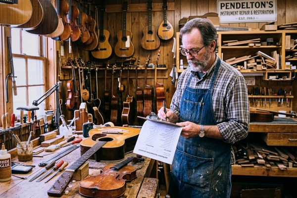 Checklist de Diagnóstico Antes de Restaurar Instrumentos Comprados em Antiquários