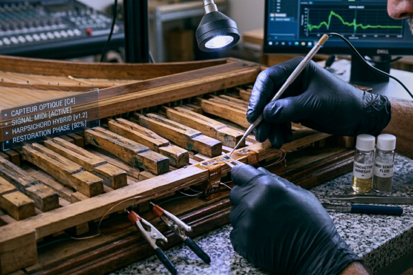 Projetos de Customização para Instrumentos Restaurados Usados em Estúdio de Gravação