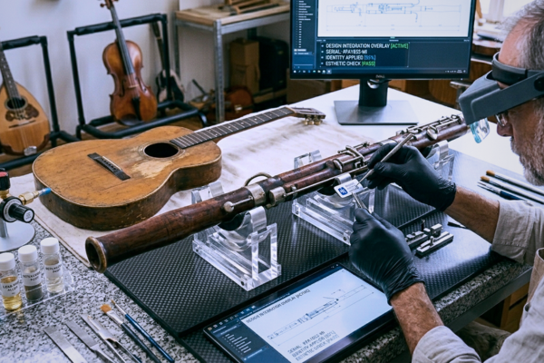 Como Criar Identidade Visual Moderna em Instrumentos Restaurados de Coleção